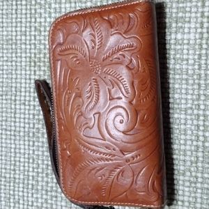 Patricia Nash tooled Cauchy wallet. NWT. Florence